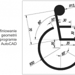Rys. 2. Definiowanie przykładowej geometrii bloku w programie AutoCAD