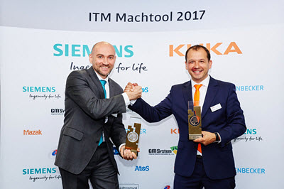 Wręczenie Złotego Medalu podczas targów ITM Polska 2017