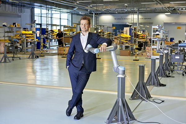 Esben Østergaard, współzałożyciel i dyrektor ds. technologii (CTO) Universal Robots