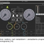 Rys. 8. Ekran nadzoru nad narzędziami i zarządzania programami obróbki technologicznej