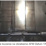 Rys. 5. Operacja toczenia na obrabiarce AFM Defum TAE45N