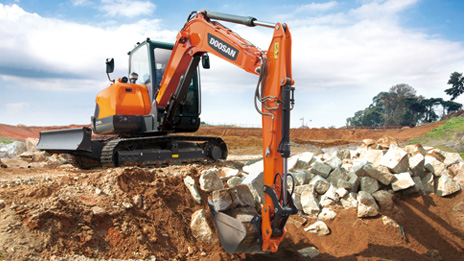 Maszyny budowlane firmy Doosan Infracore
